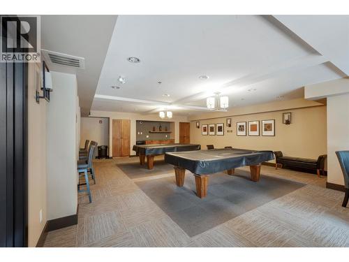 Billiards room - 1075 Sunset Drive Unit# 1404, Kelowna, BC - Indoor Photo Showing Other Room