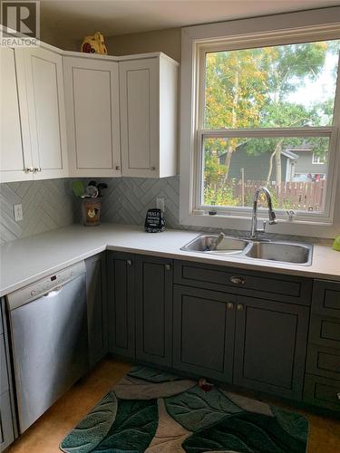 5 Hawker Crescent, Gander, NL - Indoor Photo Showing Kitchen With Double Sink