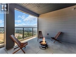 Lower patio with natural gas supply and hot tub wiring roughed in. - 