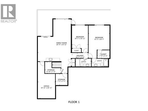 Lower floor plan. - 3044 Shaleview Drive, West Kelowna, BC - Other