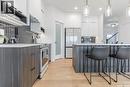 131 Traeger Common, Saskatoon, SK  - Indoor Photo Showing Kitchen With Upgraded Kitchen 