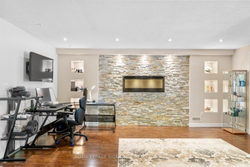 704 Robert Ferrie Drive, Kitchener, ON - Indoor With Fireplace