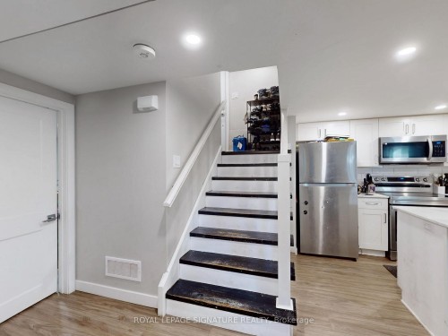 22 Sherwood Avenue, Kitchener, ON - Indoor Photo Showing Kitchen With Stainless Steel Kitchen