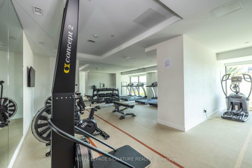 606-1195 The Queensway N/A, Toronto, ON - Indoor Photo Showing Gym Room