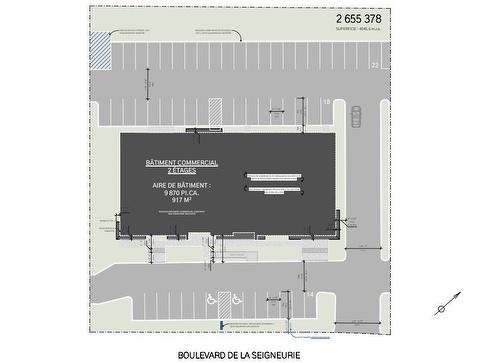 Plan (croquis) - 202-370 Boul. De La Seigneurie O., Blainville, QC - Other