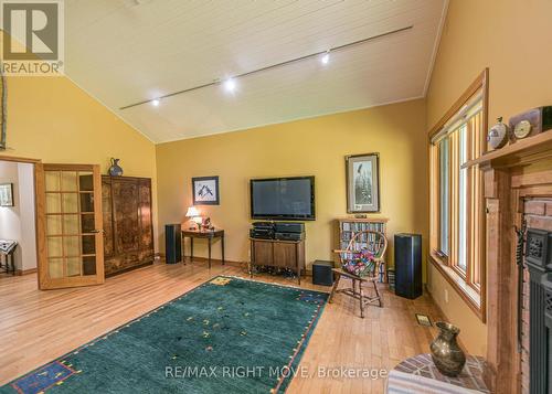 1892 Carriage Court, Severn, ON - Indoor With Fireplace