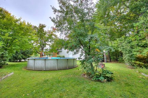 Piscine - 14 Crois. Léo-Paul-Desrosiers, Notre-Dame-De-L'Île-Perrot, QC - Outdoor With Above Ground Pool With Backyard