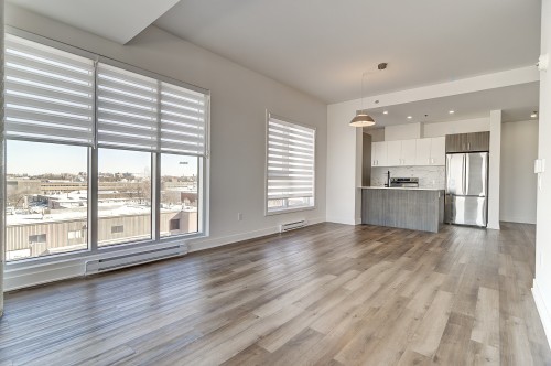 Living Room - 405-2020 Rue Lucien-Thimens, Montréal (Saint-Laurent), QC - Indoor Photo Showing Kitchen