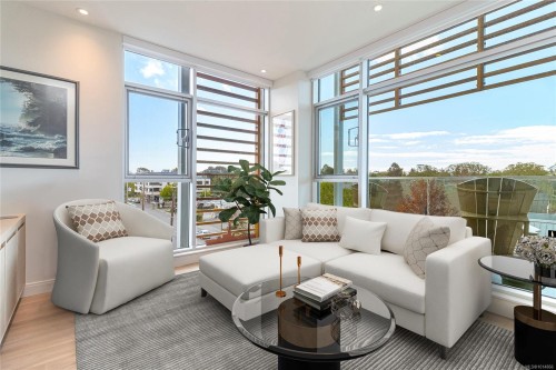 405-1916 Oak Bay Ave, Victoria, BC - Indoor Photo Showing Living Room