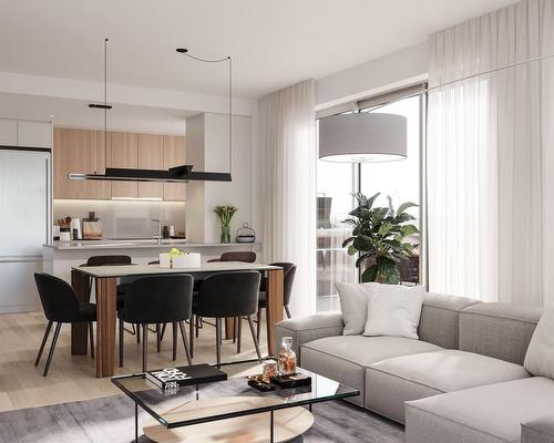 Coin-repas - 106-2020 Rue Lucien-Thimens, Montréal (Saint-Laurent), QC - Indoor Photo Showing Living Room