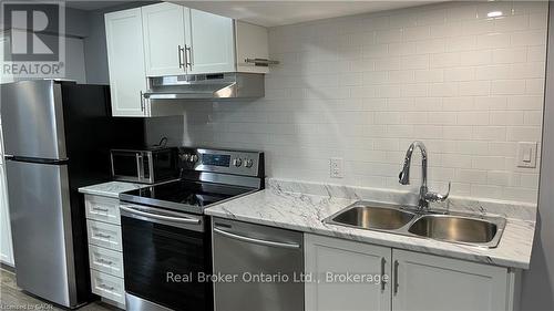 468-476 Main Street E, Hamilton (Stinson), ON - Indoor Photo Showing Kitchen With Double Sink
