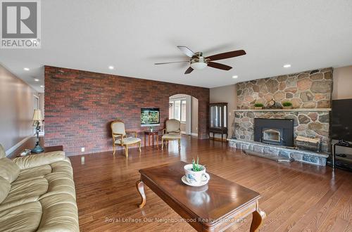 211 Langford Drive, Trent Hills, ON - Indoor Photo Showing Living Room With Fireplace
