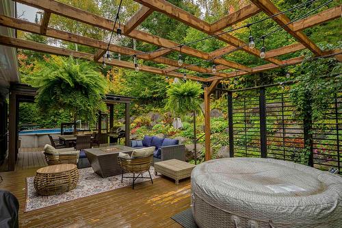 Patio - 2140 Ch. Du Grand-Héron, Sainte-Adèle, QC - Outdoor With Exterior