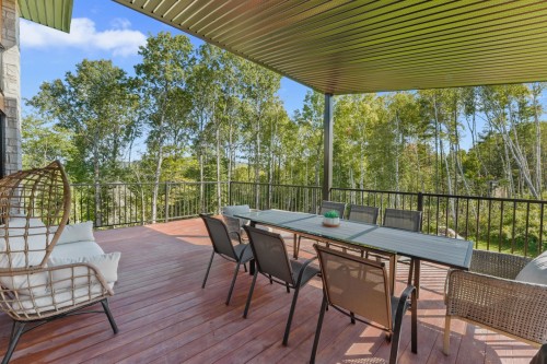 Terrasse - 31 Ch. De L'Altitude, Saint-Côme, QC - Outdoor With Deck Patio Veranda With Exterior