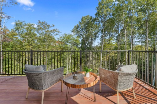 Vue - 31 Ch. De L'Altitude, Saint-Côme, QC - Outdoor With Deck Patio Veranda With Exterior