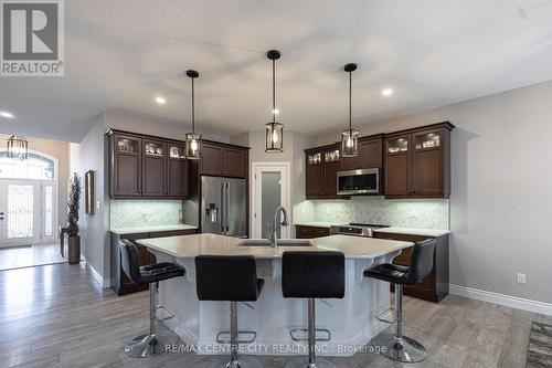 18 Muirfield Drive, St. Thomas, ON - Indoor Photo Showing Kitchen With Upgraded Kitchen