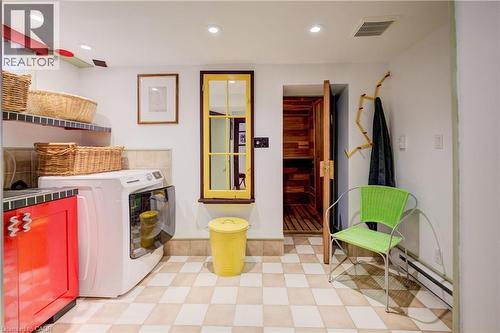 Laundry room washroom and sauna - 85 Union Boulevard, Kitchener, ON - Indoor Photo Showing Laundry Room