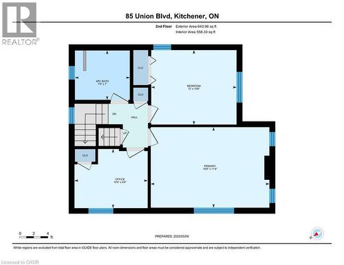View of home floor plan - 85 Union Boulevard, Kitchener, ON - Other