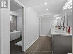 lower level bathroom with heated floors - 