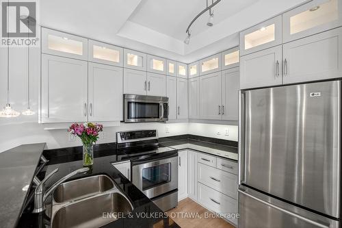 505 - 95 Bronson Avenue, Ottawa, ON - Indoor Photo Showing Kitchen With Stainless Steel Kitchen With Double Sink With Upgraded Kitchen