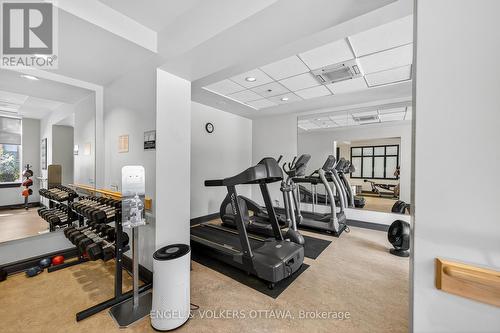 505 - 95 Bronson Avenue, Ottawa, ON - Indoor Photo Showing Gym Room