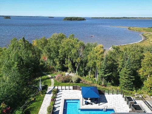 Aerial photo - 101 Rue Des Cormorans, Val-D'Or, QC - Outdoor With Body Of Water With View
