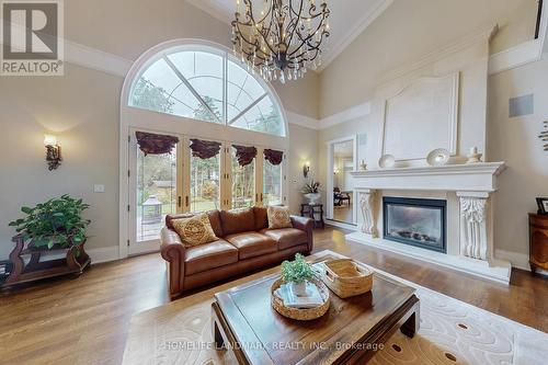 205 Tilford Road, Oakville, ON - Indoor Photo Showing Living Room With Fireplace