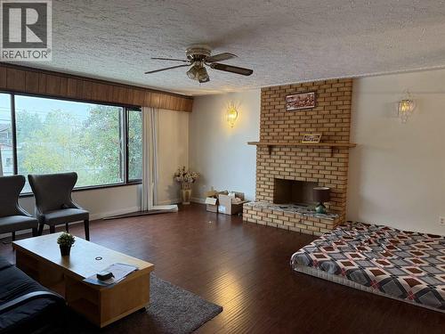 2833 Range Road, Prince George, BC - Indoor Photo Showing Living Room With Fireplace