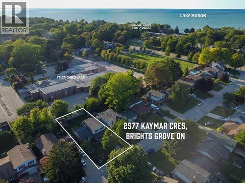 2577 Kaymar Crescent, Sarnia, ON -  With Body Of Water With View