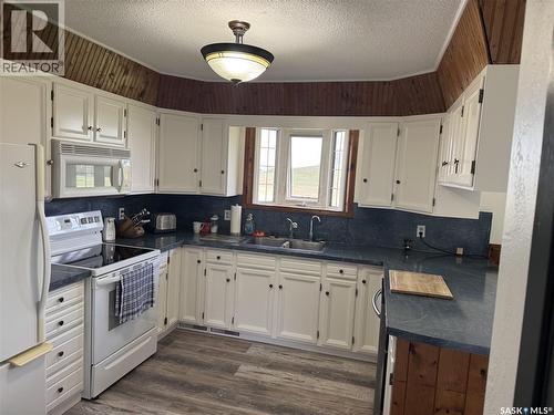 203 Macdonald Street, Stockholm, SK - Indoor Photo Showing Kitchen With Double Sink