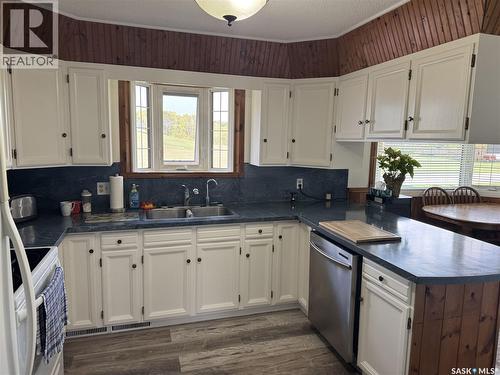 203 Macdonald Street, Stockholm, SK - Indoor Photo Showing Kitchen With Double Sink