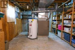 Basement 4 level uitlity room wit lots of shelving - 