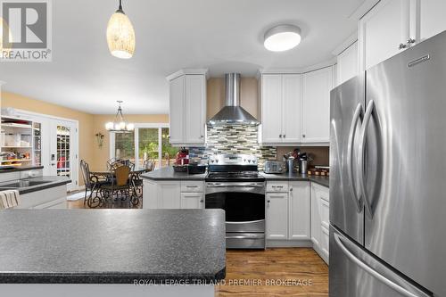 7710 Clayton Street, Lambton Shores (Port Franks), ON - Indoor Photo Showing Kitchen With Stainless Steel Kitchen