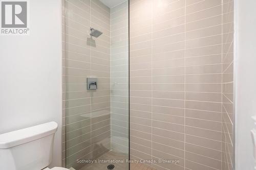 Large Primary walk-in Shower - 301 - 1 Hume Street, Collingwood, ON - Indoor Photo Showing Bathroom