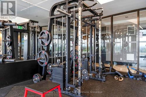 301 - 1 Hume Street, Collingwood, ON - Indoor Photo Showing Gym Room