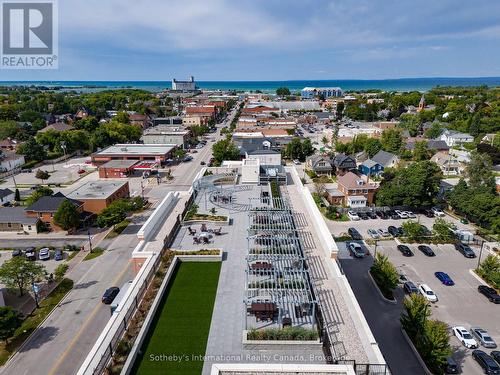 View From Terrace - 301 - 1 Hume Street, Collingwood, ON - Outdoor With Body Of Water With View