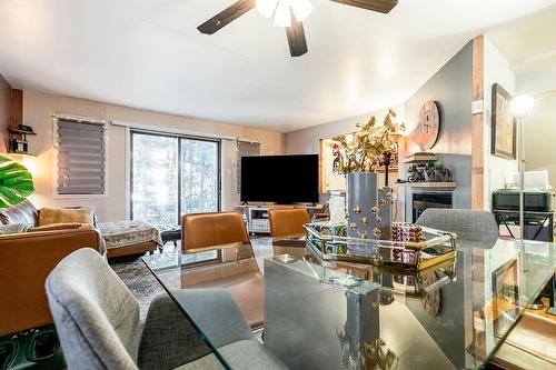 Salon - 1321  - 1327 Av. Stravinski, Brossard, QC - Indoor With Fireplace