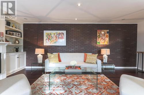 451 Broadview Avenue, Toronto, ON - Indoor Photo Showing Living Room With Fireplace