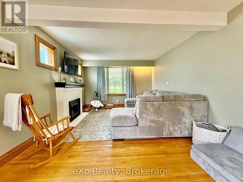 99 6 Concession, Brockton, ON - Indoor Photo Showing Living Room With Fireplace