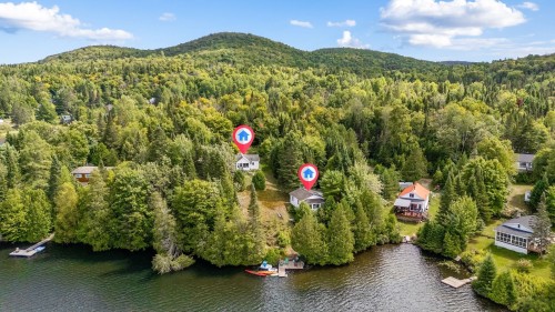Photo aérienne - 25  - 29 Ch. Lépine, Val-Des-Lacs, QC - Outdoor With Body Of Water With View