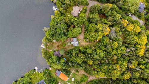 Photo aérienne - 25  - 29 Ch. Lépine, Val-Des-Lacs, QC - Outdoor With Body Of Water With View