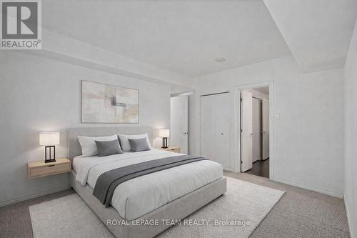 Virtually Staged - 401 - 234 Rideau Street, Ottawa, ON - Indoor Photo Showing Bedroom