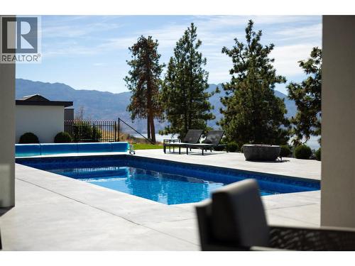 3301 Vineyard View Drive, West Kelowna, BC - Outdoor With In Ground Pool With Backyard