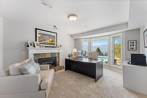 1312 Menu Road, West Kelowna, BC - Indoor With Fireplace