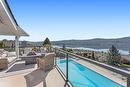 1312 Menu Road, West Kelowna, BC  - Outdoor With Body Of Water With In Ground Pool With Deck Patio Veranda With View 
