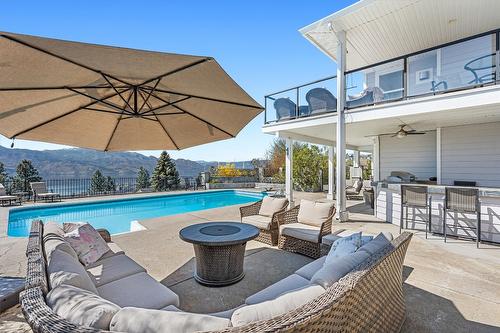 1312 Menu Road, West Kelowna, BC - Outdoor With In Ground Pool With Deck Patio Veranda