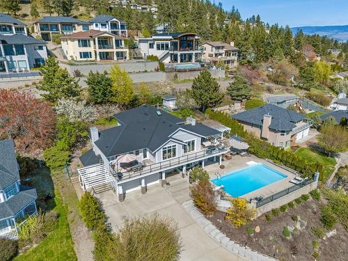 1312 Menu Road, West Kelowna, BC - Outdoor With In Ground Pool With View
