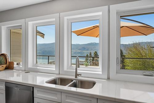 1312 Menu Road, West Kelowna, BC - Indoor Photo Showing Kitchen With Double Sink