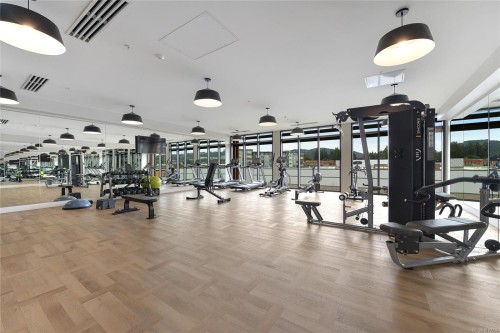 127-920 Reunion Ave, Langford, BC - Indoor Photo Showing Gym Room