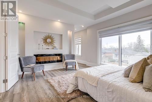 350 Weighton Drive, Oakville, ON - Indoor Photo Showing Bedroom With Fireplace